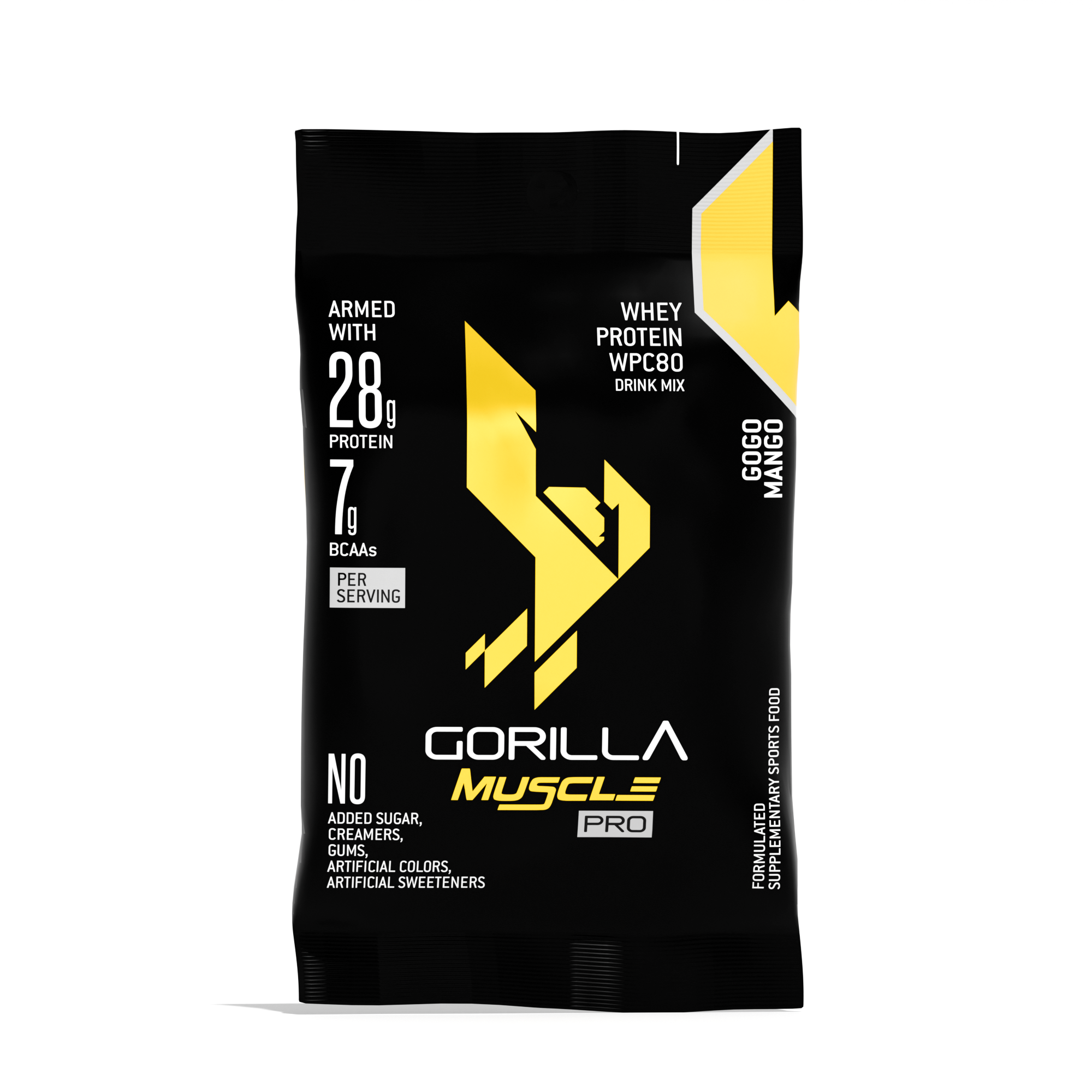 GORILLA Muscle PRO Whey Protein On-The-Go Dark x 10 Sachets/Box