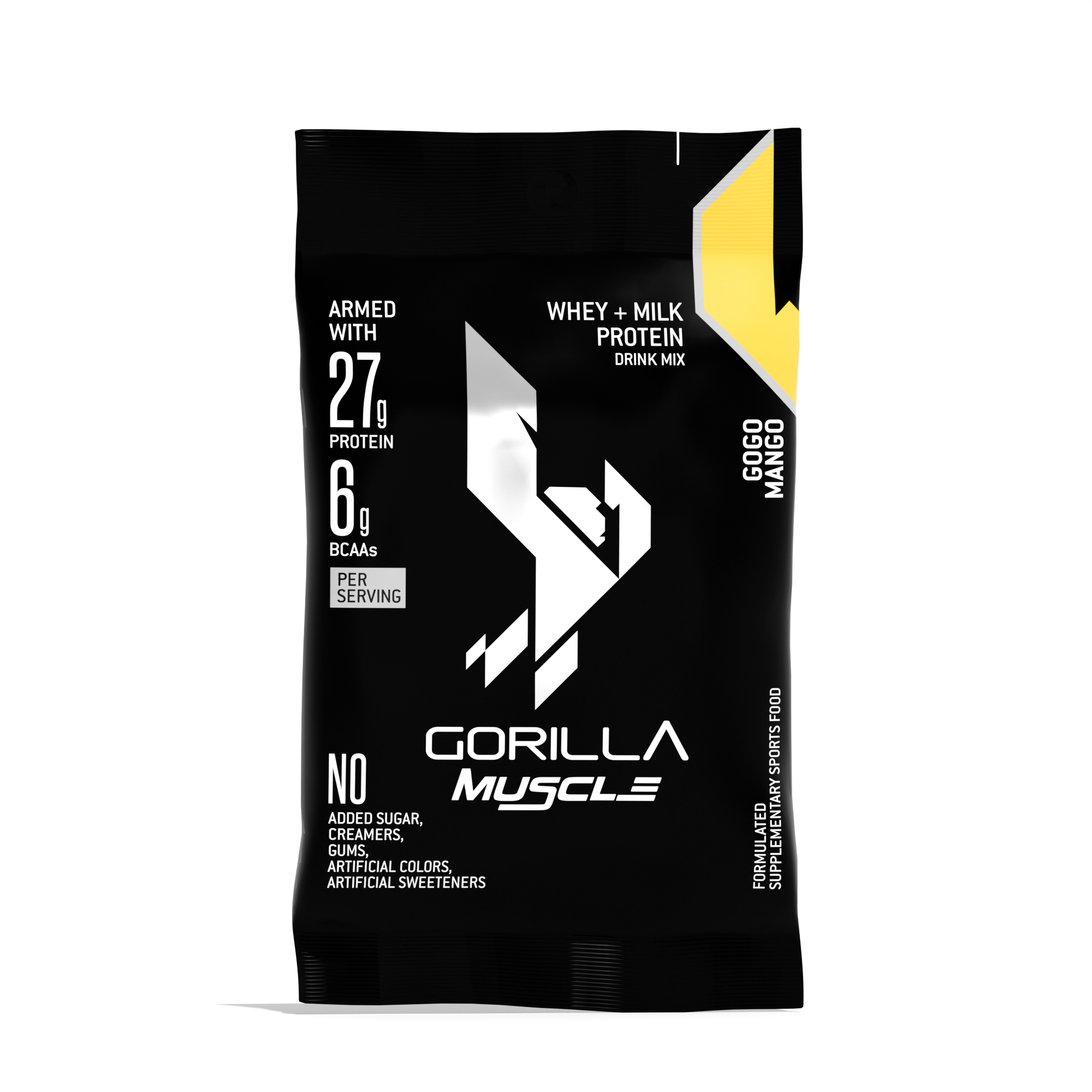 GORILLA Muscle Whey Protein On-The-Go x 10 Sachets/Box